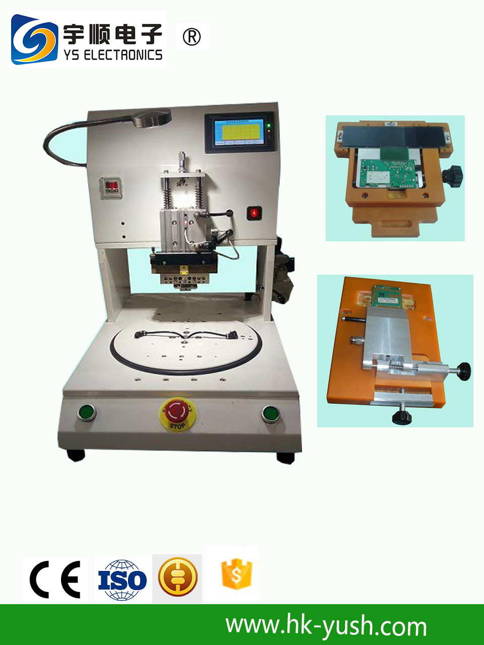 Adjustable Hot Bar Soldering Robot Clear And Precise 380*380*80mm